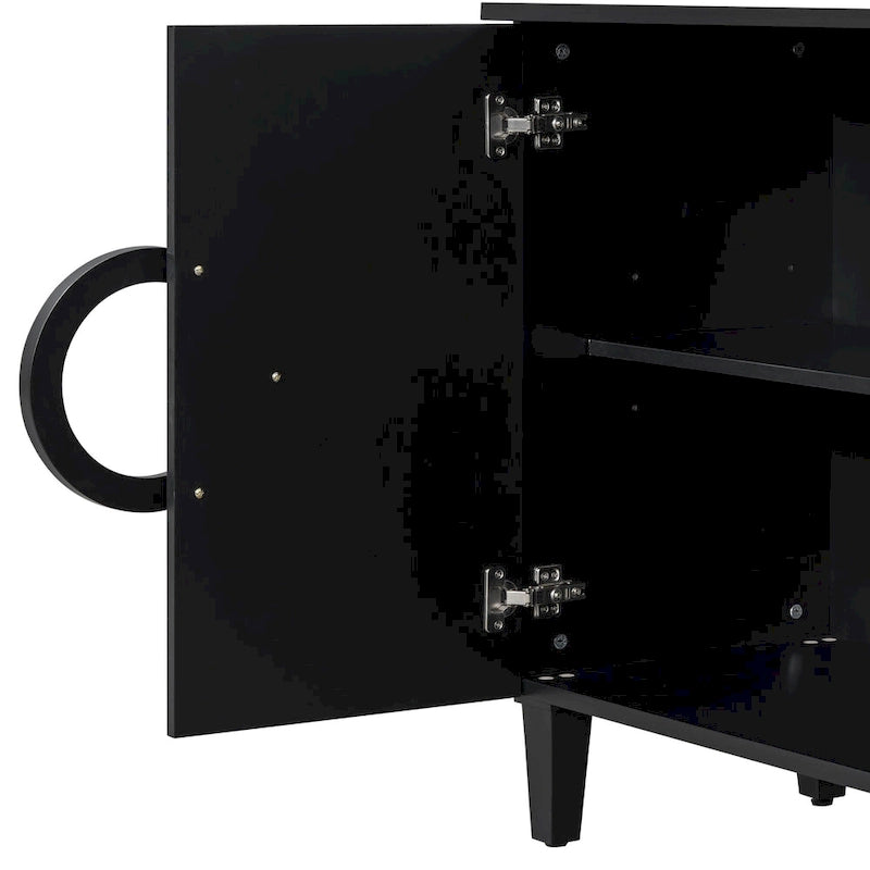 Four-door sideboard, Suitable for Living Rooms, Entrance and Study Rooms