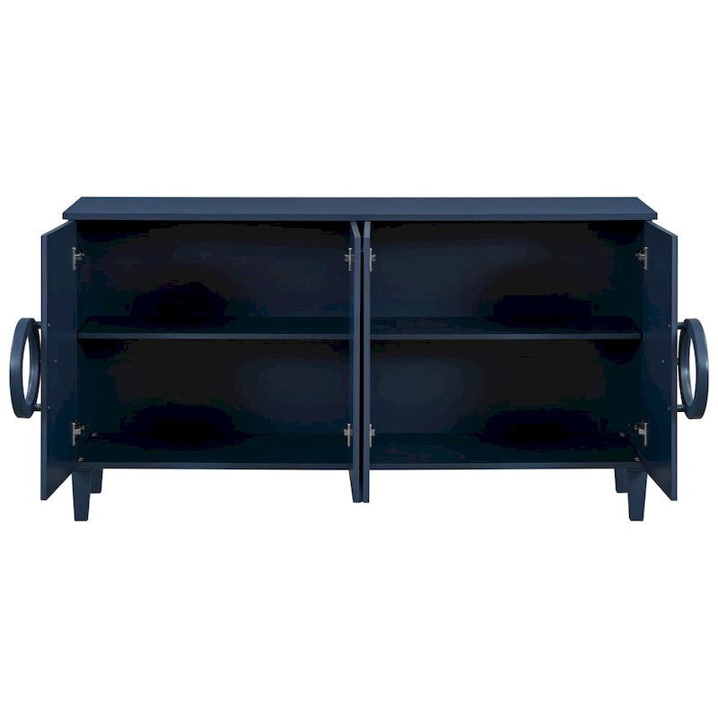 Four-door sideboard, Suitable for Living Rooms, Entrance and Study Rooms