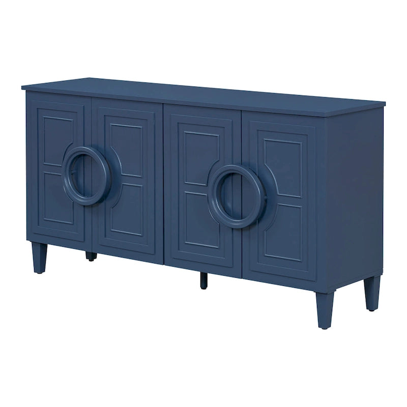 Four-door sideboard, Suitable for Living Rooms, Entrance and Study Rooms