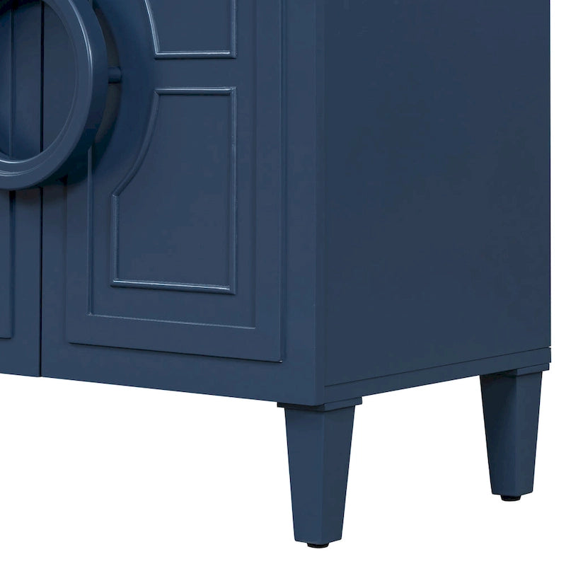 Four-door sideboard, Suitable for Living Rooms, Entrance and Study Rooms