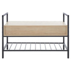 Aufbewahrungsbank mit Klappsitz und Ablage - 35 W x 16 D x 24 H - 35Wx16Dx24H