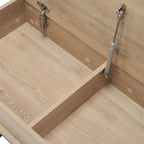 Aufbewahrungsbank mit Klappsitz und Ablage - 35 W x 16 D x 24 H - 35Wx16Dx24H