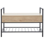 Aufbewahrungsbank mit Klappsitz und Ablage - 35 W x 16 D x 24 H - 35Wx16Dx24H