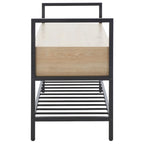 Aufbewahrungsbank mit Klappsitz und Ablage - 35 W x 16 D x 24 H - 35Wx16Dx24H