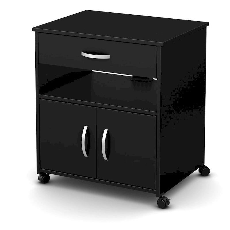 Printer Cart on Wheels with Storage Drawer