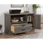 Small Filing Credenza with Drawer and Adjustable Shelf
