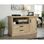Small Filing Credenza with Drawer and Adjustable Shelf