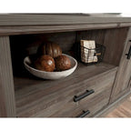 Small Filing Credenza with Drawer and Adjustable Shelf