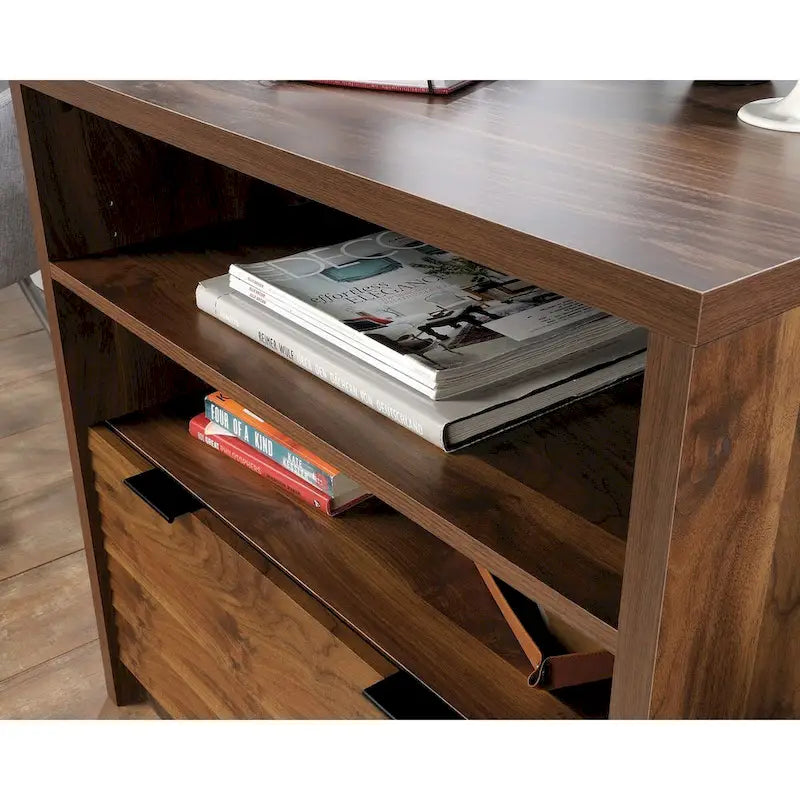 Lateral Filing Cabinet with Drawer and Shelf
