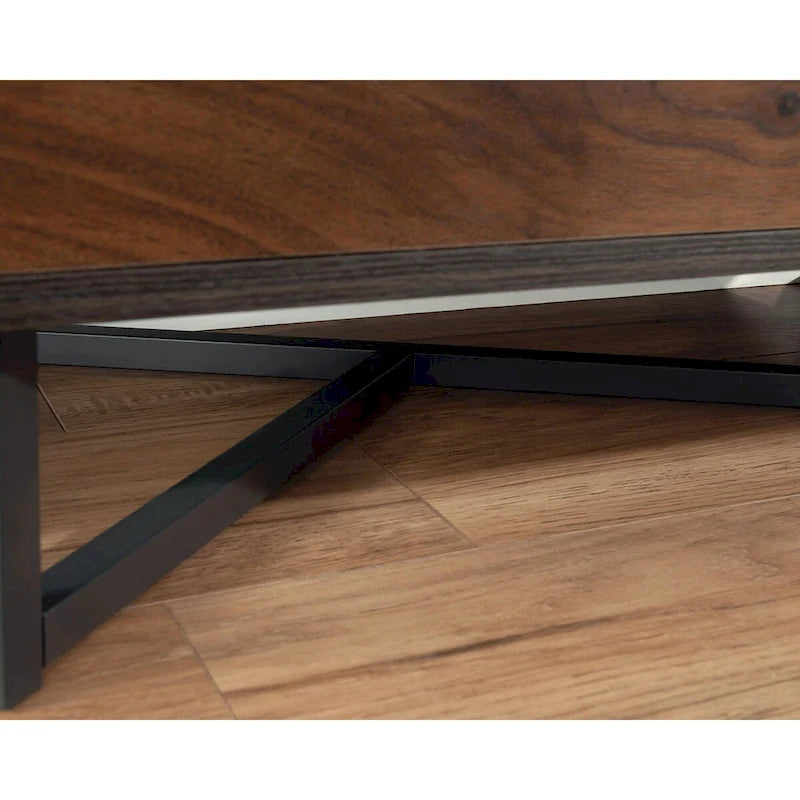 Lateral Filing Cabinet with Two Interlocking Drawers