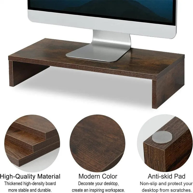 20 inch Monitor Stand Riser with Keyboard Storage