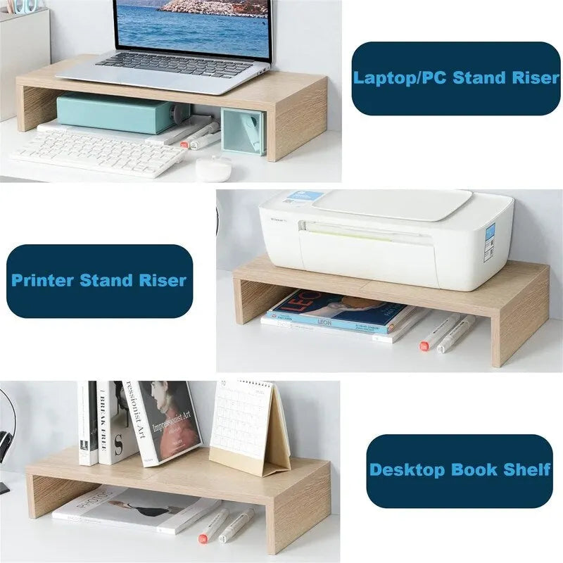 20 inch Monitor Stand Riser with Keyboard Storage