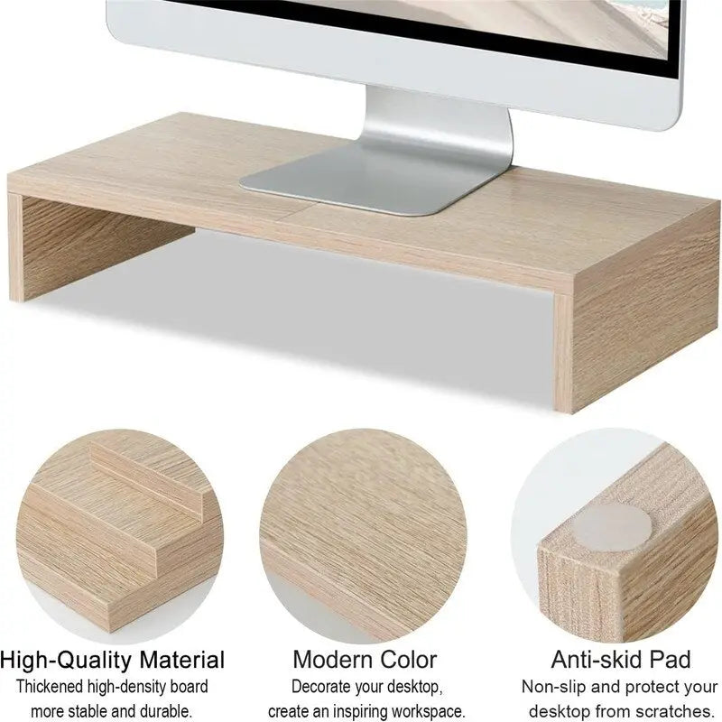 20 inch Monitor Stand Riser with Keyboard Storage