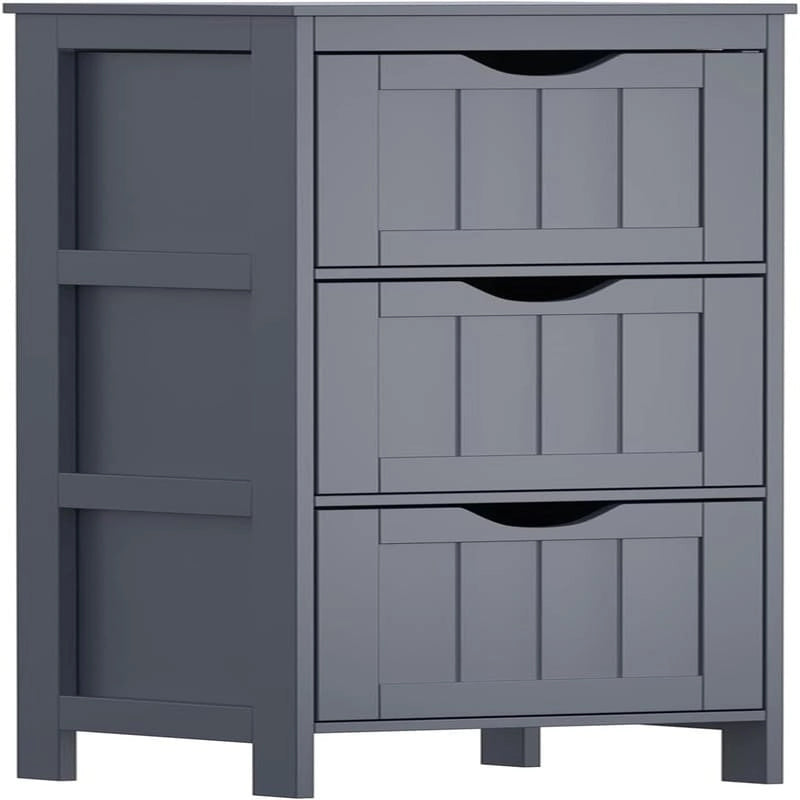 Bathroom Storage Cabinet with Three Removable Drawers