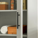 Bodenschrank mit Glastür