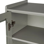 Bodenschrank mit Glastür