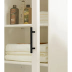 Bodenschrank mit Glastür
