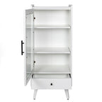Bodenschrank mit Glastür