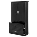 Tall Bathroom Storage Cabinet with Drawers and Shelf