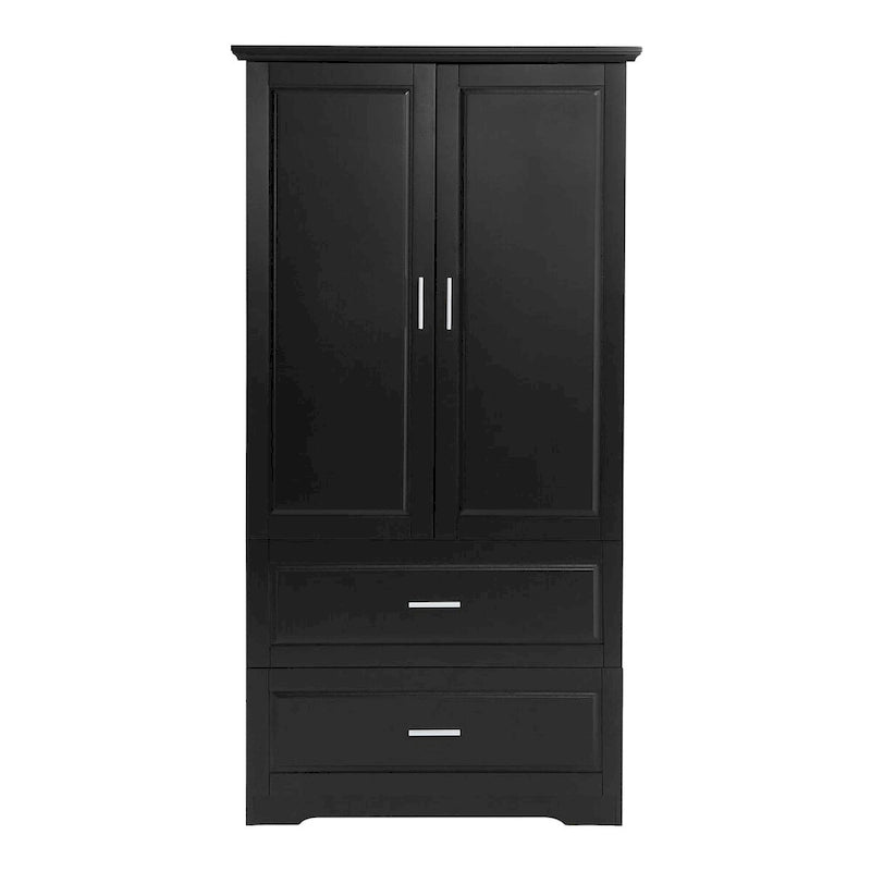 Tall Bathroom Storage Cabinet with Drawers and Shelf
